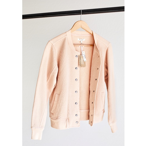 bomber sweater jacket madewell